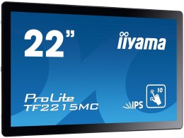 Monitor iiyama ProLite TF2215MC-B2, 54.6cm (21.5''), Projected Capacitive, 10 TP, Full HD, czarny