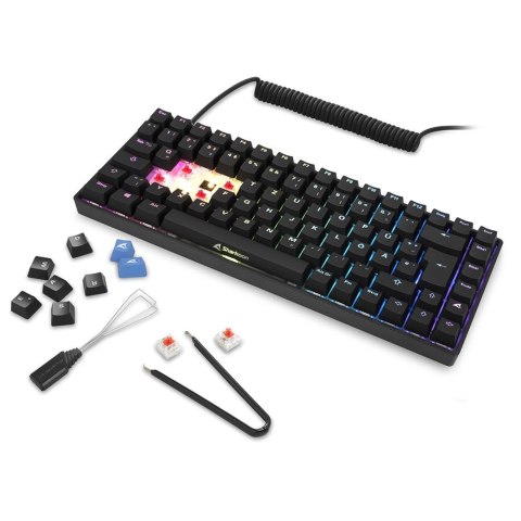 Klawiatura Sharkoon Gaming Keyboard Skiller SGK50S3 czarno-żółty RGB