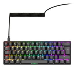 Klawiatura Sharkoon Gaming Keyboard Skiller SGK50S4 Gen2 czarno-żółty RGB