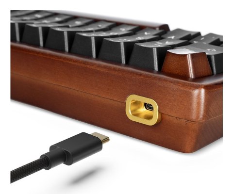 Klawiatura gamingowa Sharkoon SGK50S4 Gen2 Wood