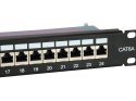 Equip Pro - Panel krosowy - CAT 6a - RJ-45 X 24 - 1U - 48,3 cm (19")