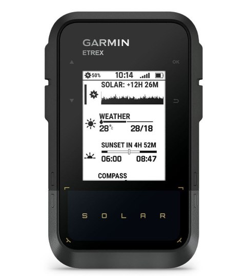 Nawigacja turystyczna Garmin eTrex SE GPS Solar Czarny/Szary + Czujnik Garmin HRM Dual