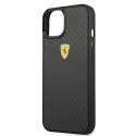 Ferrari FEHCP13SFCABK iPhone 13 mini 5,4" czarny/black hardcase On Track Real Carbon