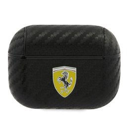 Ferrari FESAPCABK AirPods Pro cover czarny/black On Track PU Carbon