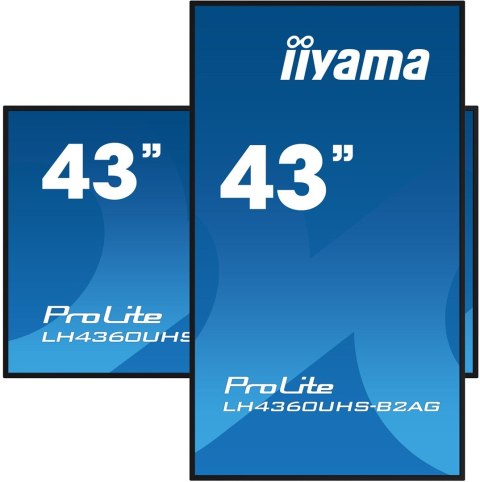 Monitor Iiyama 43 LH4360UHS-B2AG HDMI USB - 107.9 cm - 42.5"