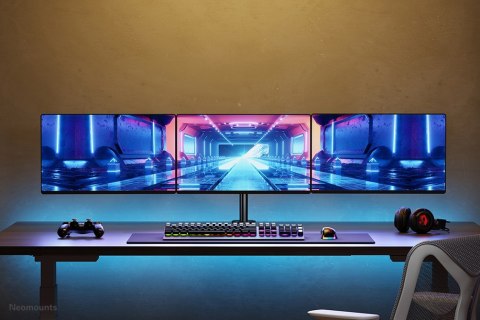 Neomounts FPMA-D550D3BLACK uchwyt / stojak do monitorów 68,6 cm (27") Biurko Czarny