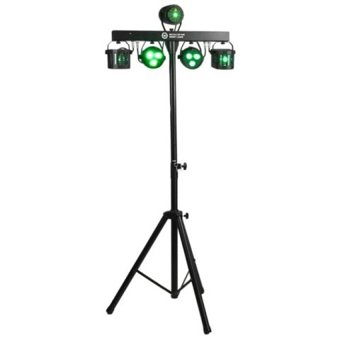 LIGHT4ME BELKA LED PAR DERBY LASER - Multiefekt świetlny, zestaw, oświetlenie disco