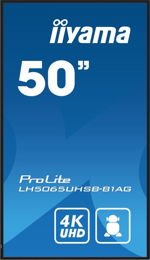 Iiyama ProLite LH5065UHSB-B1AG - Przekątna 50" - Płaski ekran - 125.7 cm