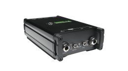 Mackie MDB-1A - Active direct box - Gitara basowa - Synthesizer - Schwarz - 20 - 20000 Hz - 330000 Ohm - 24-48