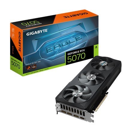 Karta graficzna VGA PCIE16 RTX5070 12GB GDDR7/GV-N5070EAGLE OC-12GD GIGABYTE