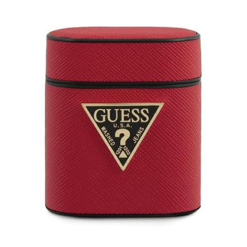 Guess GUACA2VSATMLRE AirPods cover czerwony/red Saffiano