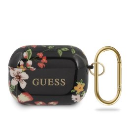 Guess GUACAPTPUBKFL04 AirPods Pro cover czarny/black N.4 Flower Collection