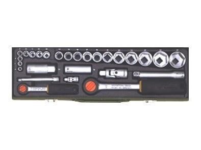 Proxxon 23 020 Zestaw kluczy nasadowych 27 szt.