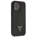 Guess GUHCP13LPSATLK iPhone 13 Pro / 13 6,1" czarny/black hardcase SaffianoTriangle Logo