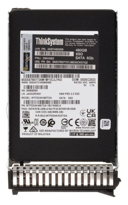 Dysk serwerowy SSD LENOVO ThinkSystem 5400 PRO 4XB7A82259 (480 GB /2.5