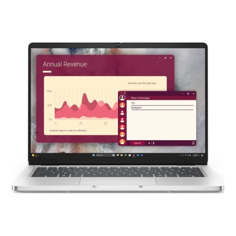 Notebook Dell Pro 14 PC14250 14"FHD+/Ultra 5 235U/16GB/SSD512GB/Intel/11PR Silver 3Y ProSupport