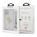Guess GUHCP13SKS4GGO iPhone 13 mini 5,4" Transparent hardcase 4G Gold Charms Collection