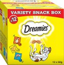 DREAMIES Variety Snack Box - przysmak dla kota - 12x60 g