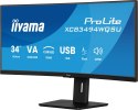 Monitor iiyama XCB3494WQSU-B1 34" - Płaski ekran - 86,4 cm