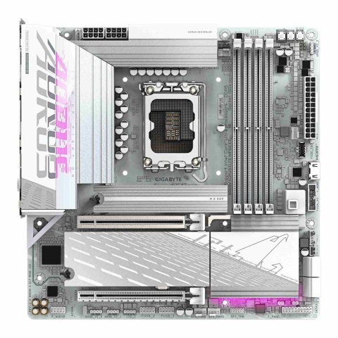 GIGABYTE B860M AORUS ELITE WF6E ICE Intel B860 LGA 1851 (Socket V1) micro ATX