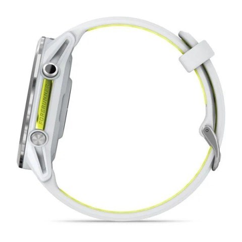 Zegarek sportowy Garmin Forerunner 970 47mm, whitestone/amp yellow