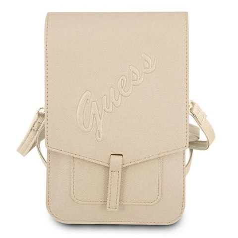 Guess Torebka GUWBRSAVSLG złoty /gold Saffiano Script