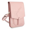 Guess Torebka GUWBRSAVSPI różowy /pink Saffiano Script