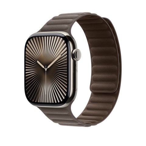 Pasek do zegarka Apple Watch z magnetycznym zapięciem dla 46mm w kolorze ciemnego taupe (M/L)