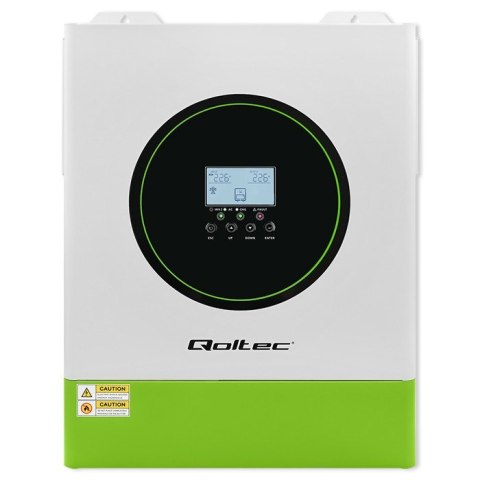 Hybrydowy inwerter solarny Qoltec Off-Grid 11000W | 160A | 48V | MPPT | BMS | Sinus | opcja Wi-Fi | Power Factor 1.0