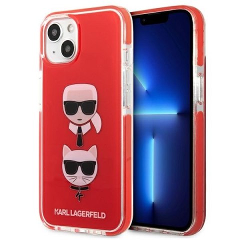 Karl Lagerfeld KLHCP13MTPE2TR iPhone 13 6,1" hardcase czerwony/red Karl&Choupette Head