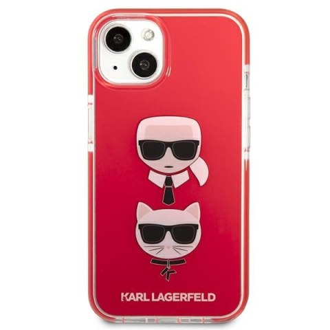 Karl Lagerfeld KLHCP13MTPE2TR iPhone 13 6,1" hardcase czerwony/red Karl&Choupette Head