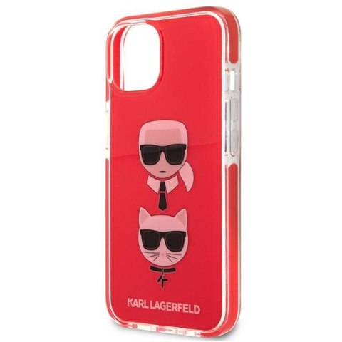 Karl Lagerfeld KLHCP13MTPE2TR iPhone 13 6,1" hardcase czerwony/red Karl&Choupette Head