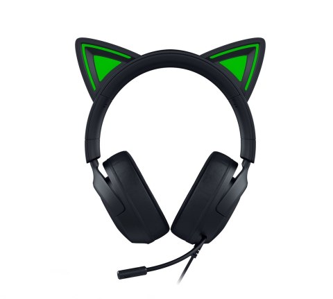 Zestaw słuchawkowy Razer Gaming Kraken Kitty V3 X Przewodowe Nauszne Mikrofon Czarny