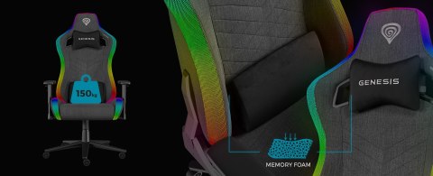 GENESIS NFG-2246 fotel do gry - fotel dla gracza - Obite siedzisko