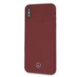 Mercedes MEHCI65SILRE iPhone Xs Max czerwony/red hardcase Silicone Line