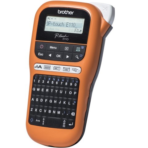 Brother PT-E110 drukarka etykiet Termotransferowy 180 x 180 DPI 20 mm/s HGe/TZe QWERTY