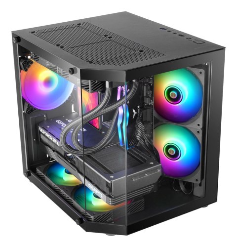 TACENS MARS MC-3TLITE 1X120 FRGB FAN mATX- obudowa