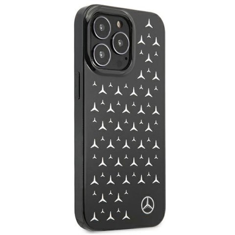 Mercedes MEHCP13LESPBK iPhone 13 Pro / 13 6,1" czarny/black hardcase Silver Stars Pattern