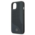 Mercedes MEHCP13MCDONA iPhone 13 6,1" granatowy/navy hardcase Leather Perforated Area