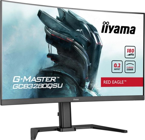 Iiyama G-MASTER GCB3280QSU-B2 monitor komputerowy 80 cm (31.5") 2560 x 1440 px Dual QHD LED Czarny