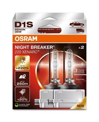 OSRAM D1S XENARC NIGHT BREAKER 220 - 3 lata gwarancji