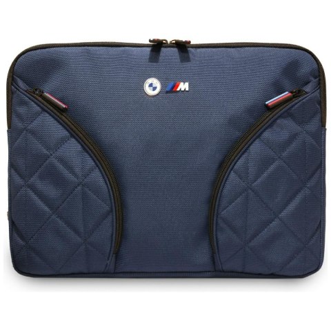 Torba BMW Nylon Pockets&Metal Logo Sleeve 14" granatowy