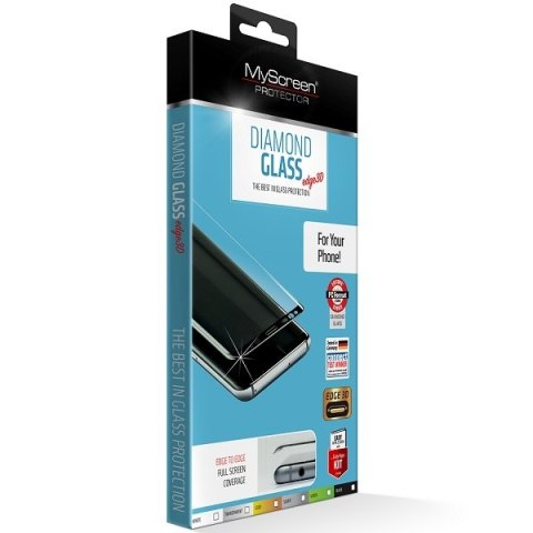 MS Diamond Edge 3D SAM N960F Note 9 czarny/black, Tempered Glass