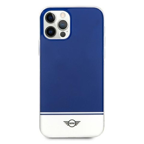 Mini MIHCP12LPCUBINA iPhone 12 Pro Max 6,7" granatowy/navy hard case Stripe Collection