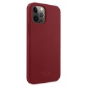 Mini MIHCP12MSLTRE iPhone 12/12 Pro 6,1" czerwony/red hard case Silicone Tone On Tone