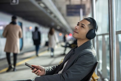 Sony WH-1000XM5 Słuchawki Przewodowy i Bezprzewodowy Bluetooth Czarny