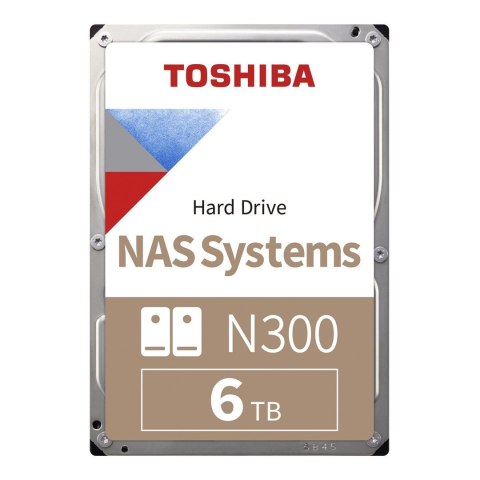 Toshiba BULK N300 NAS Dysk twardy 6TB 512MB - Hdd - Serial ATA
