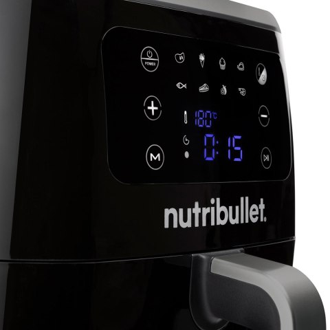 NutriBullet XXL Digital Air Fryer Pojedyńczy 7 l Autonomiczny 1800 W Frytkownica na gorące powietrze Czarny