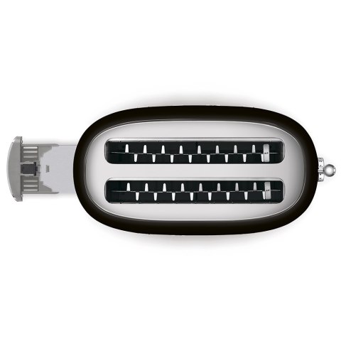 Toster Smeg TSF02BLEU czarny 4 kromek, metalowa obudowa