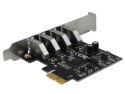 DELOCK KARTA PCI-E -> USB 3.0 4-PORT 90304